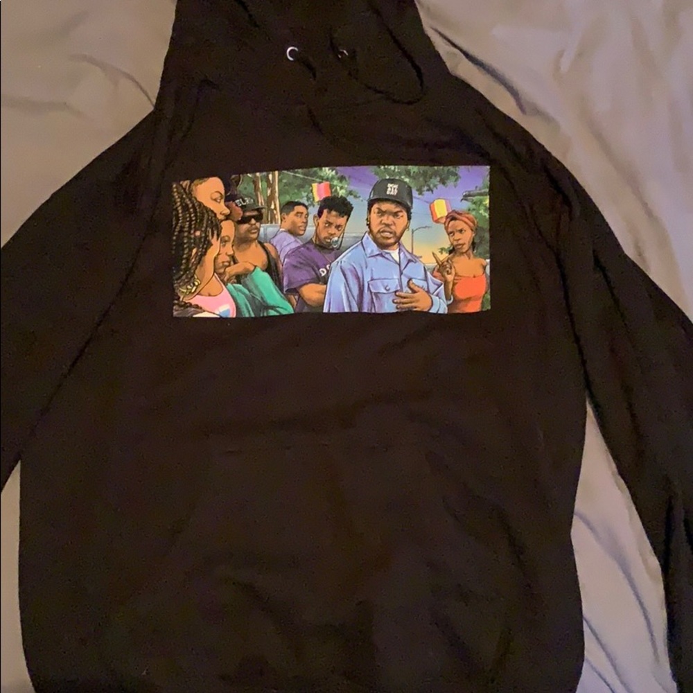 DGK Boyz in the Hood black hooded sweatshirt